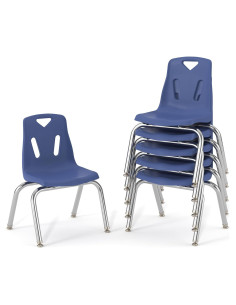 Sillas Apilables Berries 8142JC6003 Azul - Paquete de 6