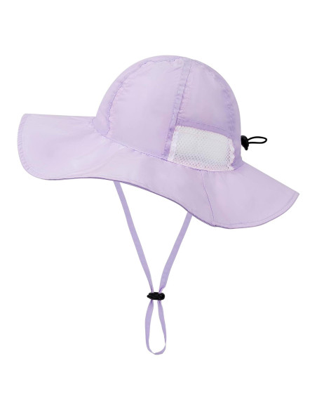 Sombrero de Sol Zando para Bebés UPF 50+ Color Púrpura Claro
