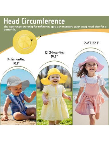 Sombrero de Sol Zando para Bebés UPF 50+ Color Púrpura Claro