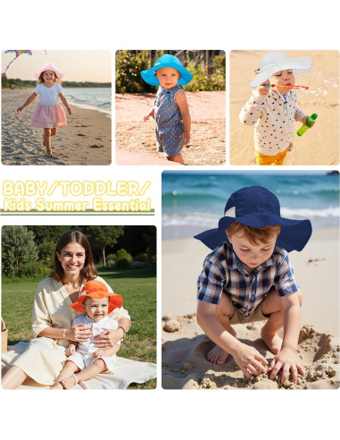 Sombrero de Sol Zando para Bebés UPF 50+ Color Púrpura Claro