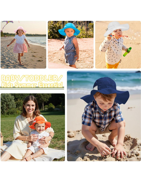 Sombrero de Sol Zando para Bebés UPF 50+ Color Púrpura Claro