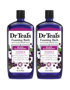 Baño Espumoso Dr Teal's 1008 ml + Remojo Sal Epsom 1.36 kg 2