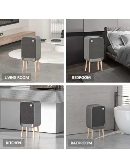 Cubo de Basura ELPHECO Acero Inoxidable 21x29cm 5.5 Galones