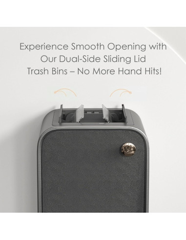 Cubo de Basura ELPHECO Acero Inoxidable 21x29cm 5.5 Galones