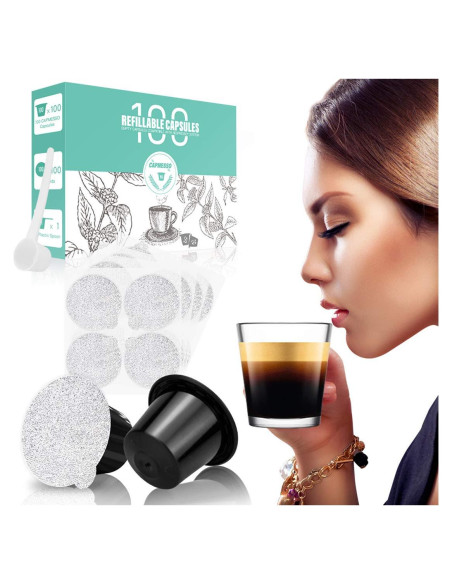 Cápsulas Reutilizables de Espresso CAPMESSO - 100 Piezas