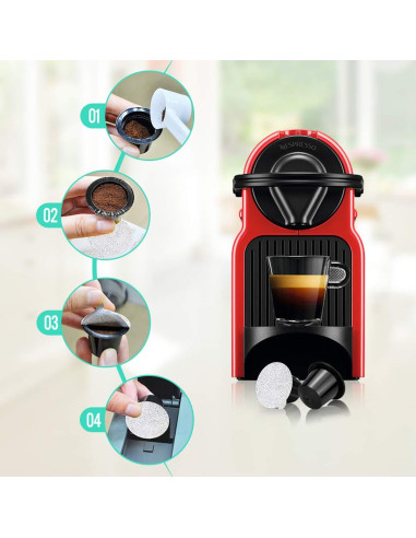Cápsulas Reutilizables de Espresso CAPMESSO - 100 Piezas