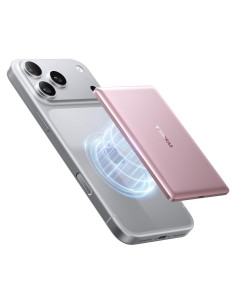 Cargador Portátil Inalámbrico TORRAS MiniMag 5000mAh Rosa