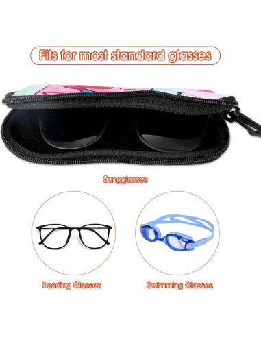 Estuche Kawaii para Gafas PERFECTSIGHT Rosa Neopreno
