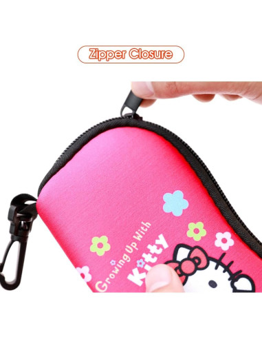 Estuche Kawaii para Gafas PERFECTSIGHT Rosa Neopreno