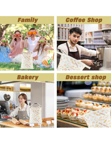 2 Bolsas de Pan de Cera de Abeja HelixTrim 43 cm Reutilizables