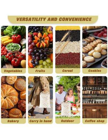 2 Bolsas de Pan de Cera de Abeja HelixTrim 43 cm Reutilizables