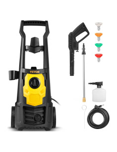 Lavadora a Presión Eléctrica VEVOR 2000 PSI 1.65 GPM 6m