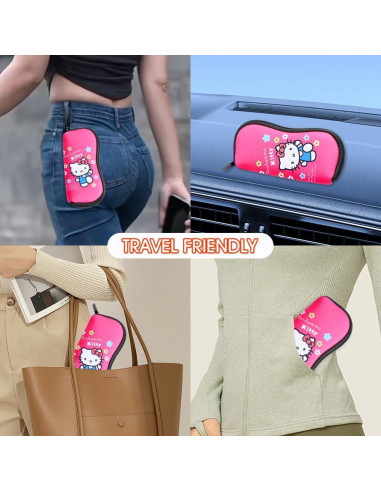 Estuche Kawaii para Gafas PERFECTSIGHT Rosa Neopreno