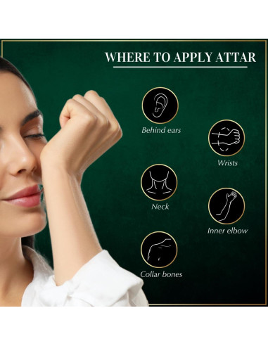 Aceite de Perfume Attar Dukhni Musk Blanco 30ml Unisex