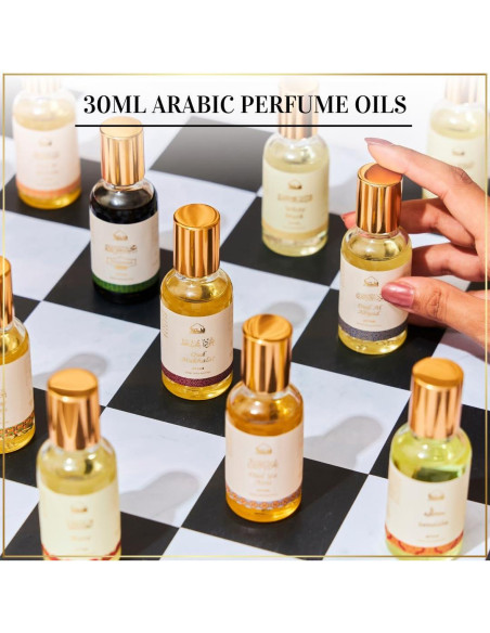 Aceite de Perfume Attar Dukhni Musk Blanco 30ml Unisex