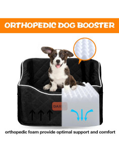 Asiento Elevado para Perros DAIIST Negro Talla Única 15.88 kg 2