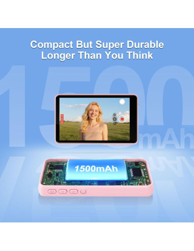 Pantalla Selfie LuliLi para iPhone y Android 4K, Brillo Ajustable