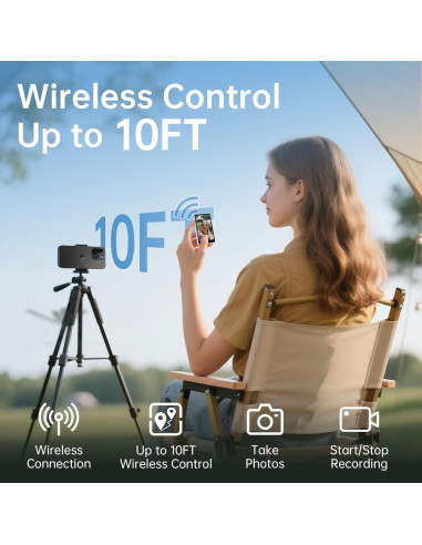 Pantalla Selfie LuliLi para iPhone y Android 4K, Brillo Ajustable