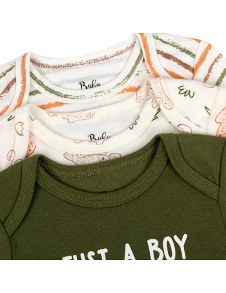 Conjunto de 5 Piezas Body para Bebé Justo Como Papá