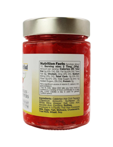 Pimientos Picantes Calabreses L'Oro Del Sud 280g - Sabor Auténtico