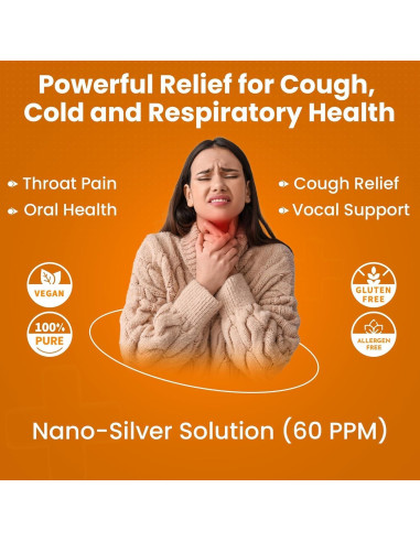 Pastillas Calmantes de Plata Coloidal OPTIVIDA con Miel y Limón - 1 Paquete