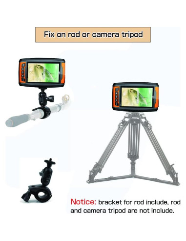 Cámara de Pesca Submarina LUCKYLAKER con Monitor LCD 10.92 cm