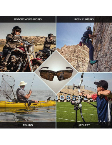Gafas de sol Bentrance con 5 lentes intercambiables UV400