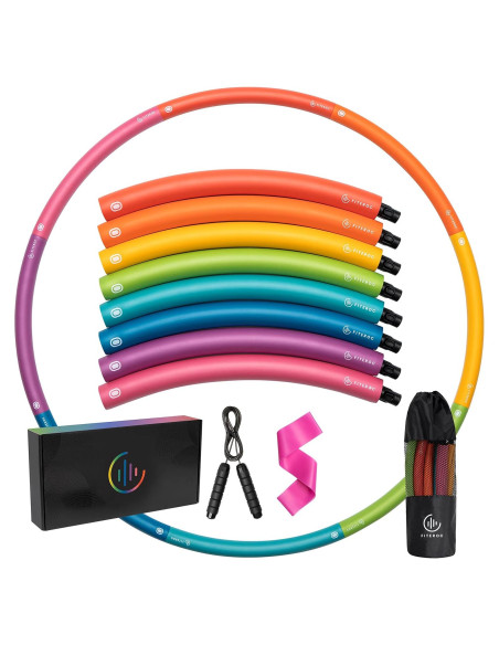 Aro de Hula Ponderado Fiteroc 1.27 kg Grande Ajustable