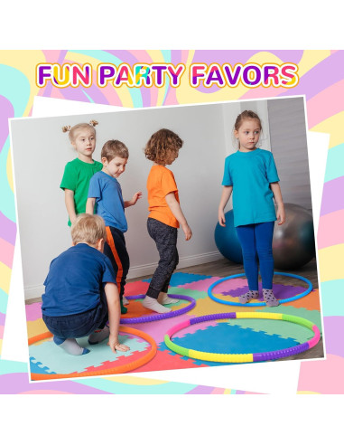 Aros de Ejercicio Desmontables Sratte 71 cm 6 Pcs Colores