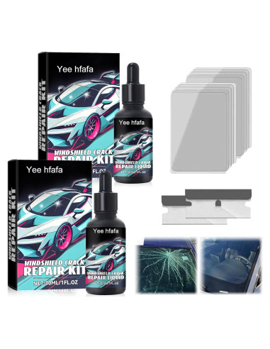 Kit de Reparación de Grietas Parabrisas Yee hfafa 2025 - 2 Piezas