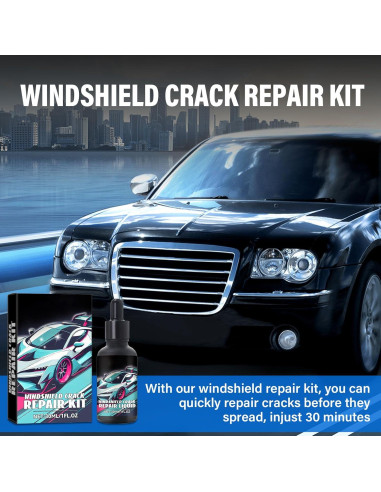 Kit de Reparación de Grietas Parabrisas Yee hfafa 2025 - 2 Piezas