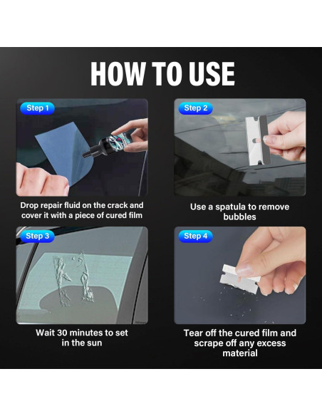 Kit de Reparación de Grietas Parabrisas Yee hfafa 2025 - 2 Piezas