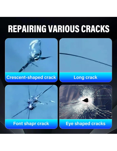 Kit de Reparación de Grietas Parabrisas Yee hfafa 2025 - 2 Piezas