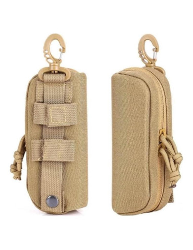 Funda de Gafas Táctica MOLLE Negra 17x8x5 cm