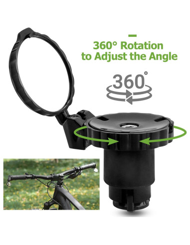 Espejos Retrovisores Plegables Mesee para Manillar de Bicicleta