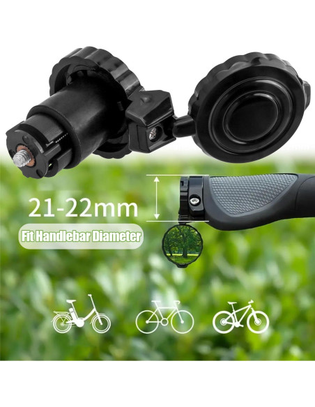 Espejos Retrovisores Plegables Mesee para Manillar de Bicicleta