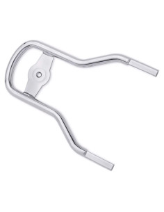 Barra de respaldo vertical cromada Eagle Skull 30.48 cm