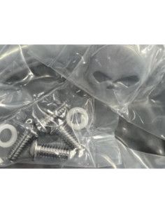 Barra de respaldo vertical cromada Eagle Skull 30.48 cm 2