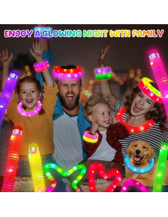 Bastones Brillantes Woplagyreat 12 Pcs para Fiestas y Juegos 2