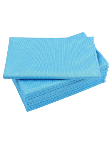 Paños de Limpieza de Vidrio AIDEA 8PK Microfibra Sin Pelusa