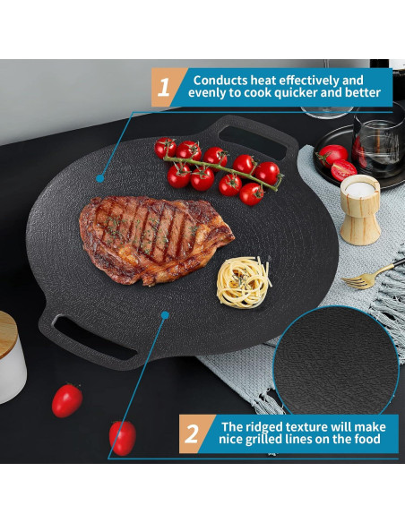 Sartén Coreana Sanbege 33 cm Antiadherente 6 Capas para Inducción