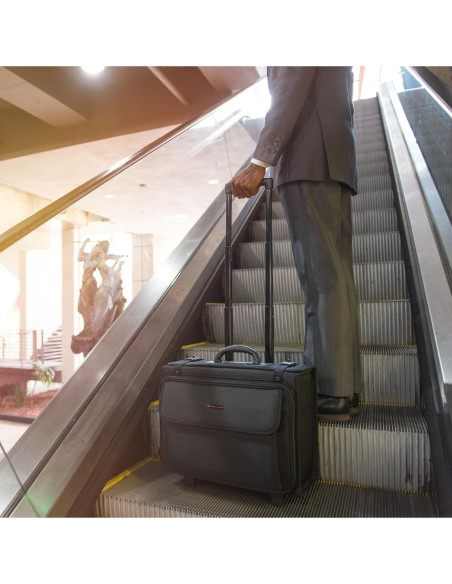 Maletín Rodante Alpine Swiss para Laptop - Tamaño Aprobado TSA