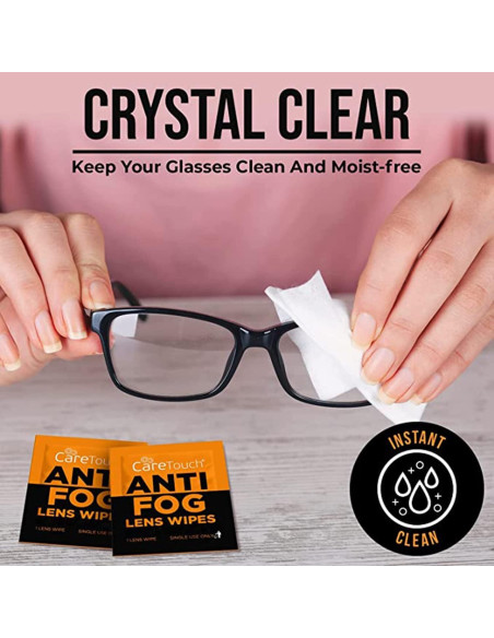 Toallitas Antivaho Care Touch - 100 Toallitas Individuales