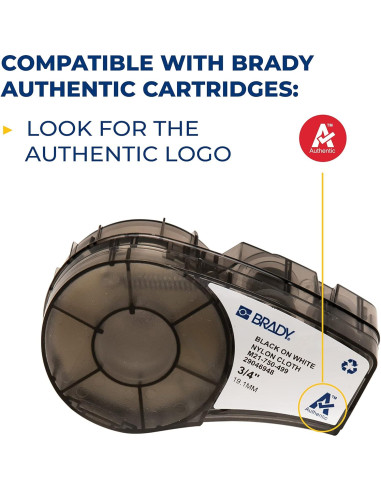 Kit Impresora de Etiquetas Bluetooth Brady M211 - Amarillo/Negro