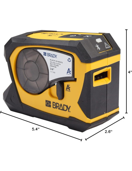 Kit Impresora de Etiquetas Bluetooth Brady M211 - Amarillo/Negro