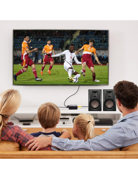 Convertidor de Audio Digital a Analógico LENDAWAY 192KHz RCA 3.5mm