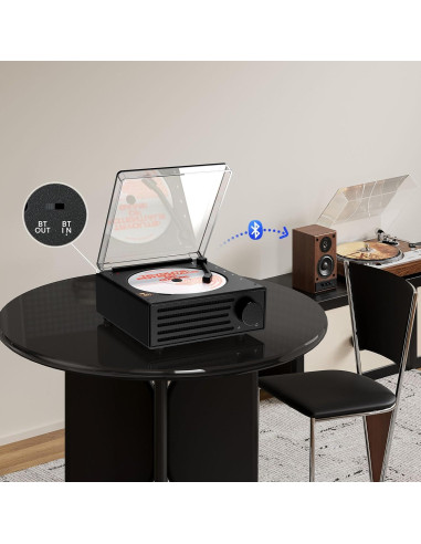 Reproductor de CD Portátil Bluetooth HiFi 4000mAh LCX-CD50