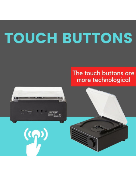 Reproductor de CD Portátil Bluetooth HiFi 4000mAh LCX-CD50