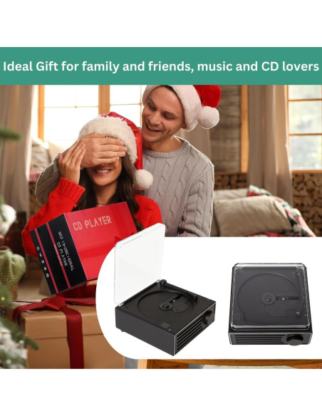 Reproductor de CD Portátil Bluetooth HiFi 4000mAh LCX-CD50