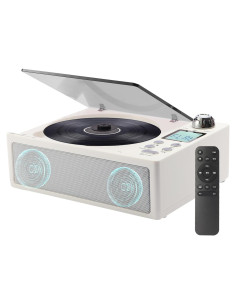 Reproductor de CD Portátil M-Amazup L-CD211 Blanco 7-en-1